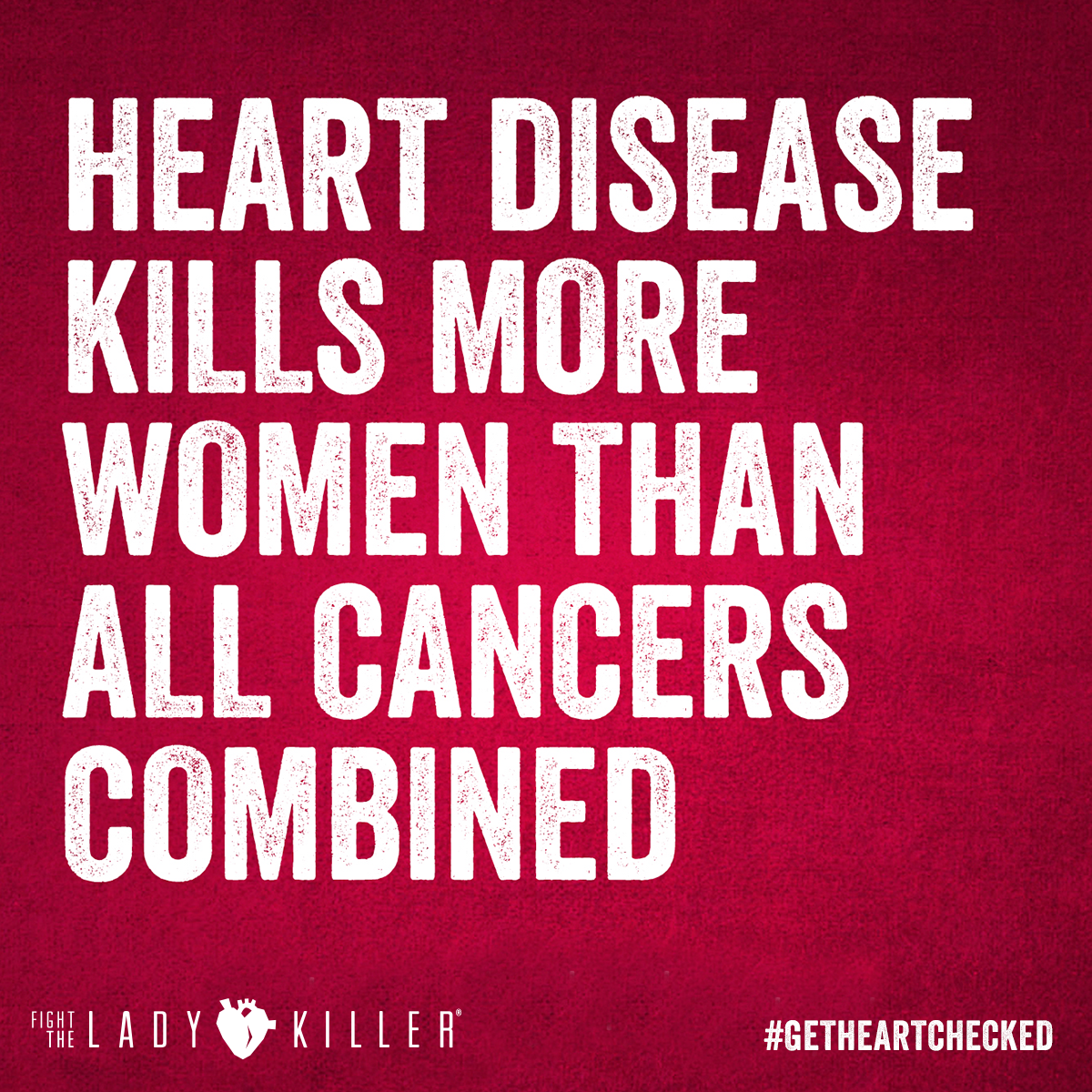 Heart disease kills more women than all cancers combined Women's